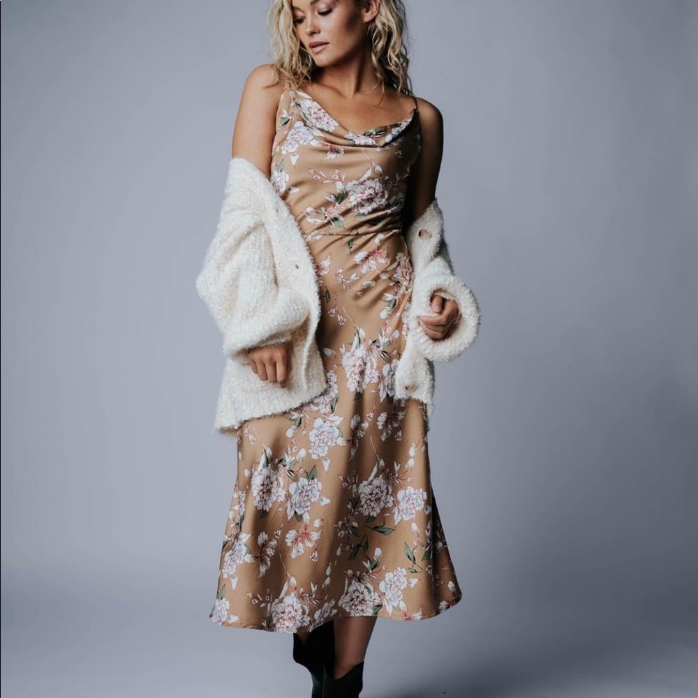 Clad & Cloth Midi Dress